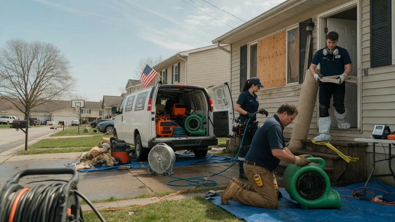 Water Damage Restoration in French Village, MO near me